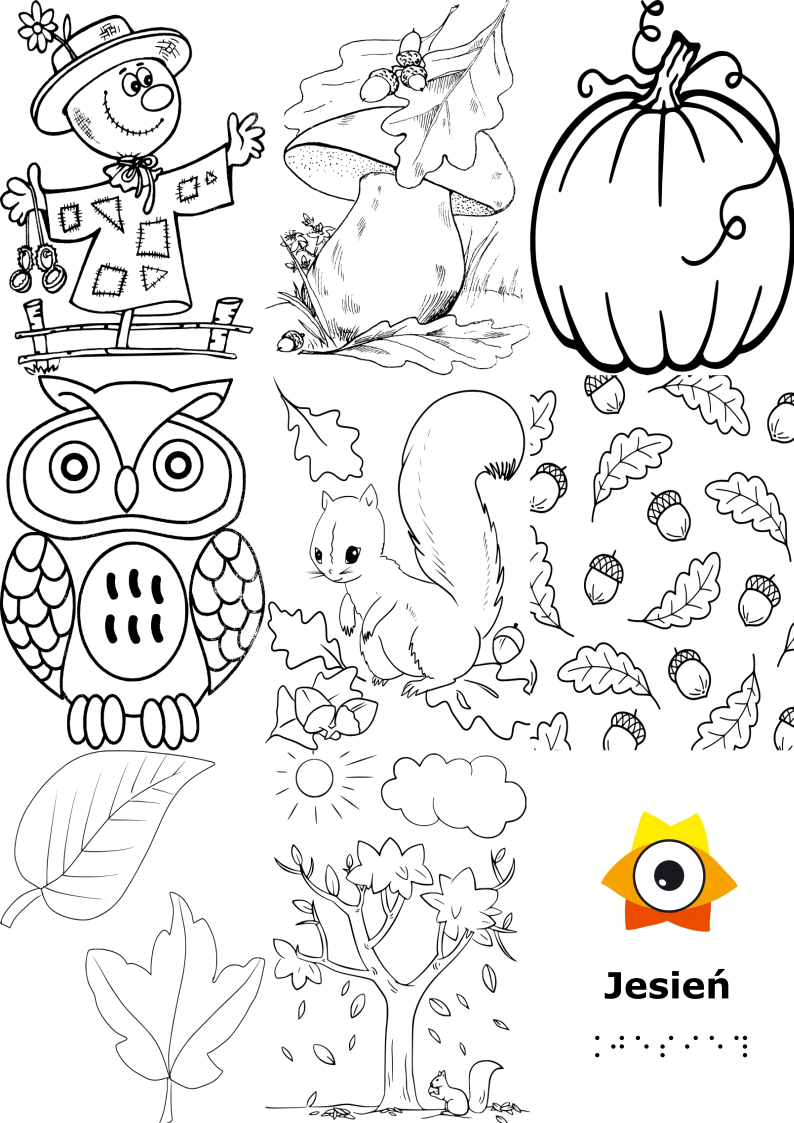 Jesień w grafice wypukłej